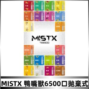 MIST X 鴨嘴獸6500口拋棄式電子煙#台灣現貨#
